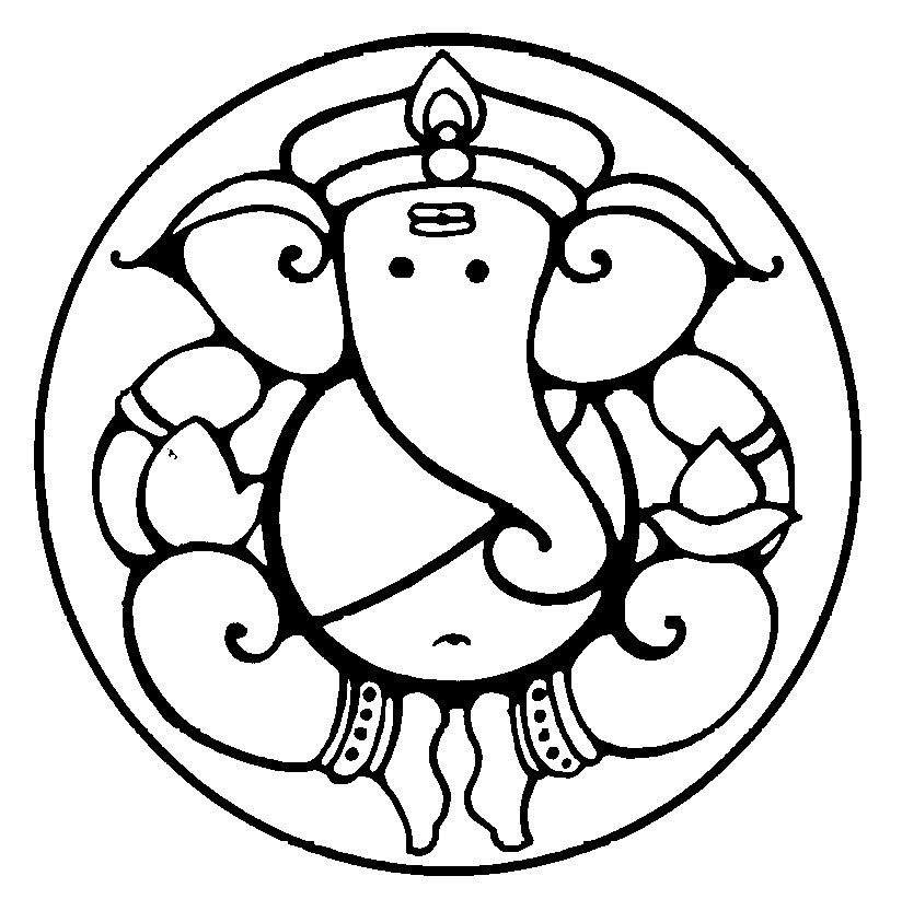 824x833 Symbolism Of Lord Ganesha's Form Ganesha Clip Art Round