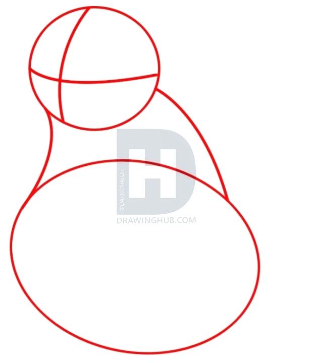 628x720 Easy Bear To Draw