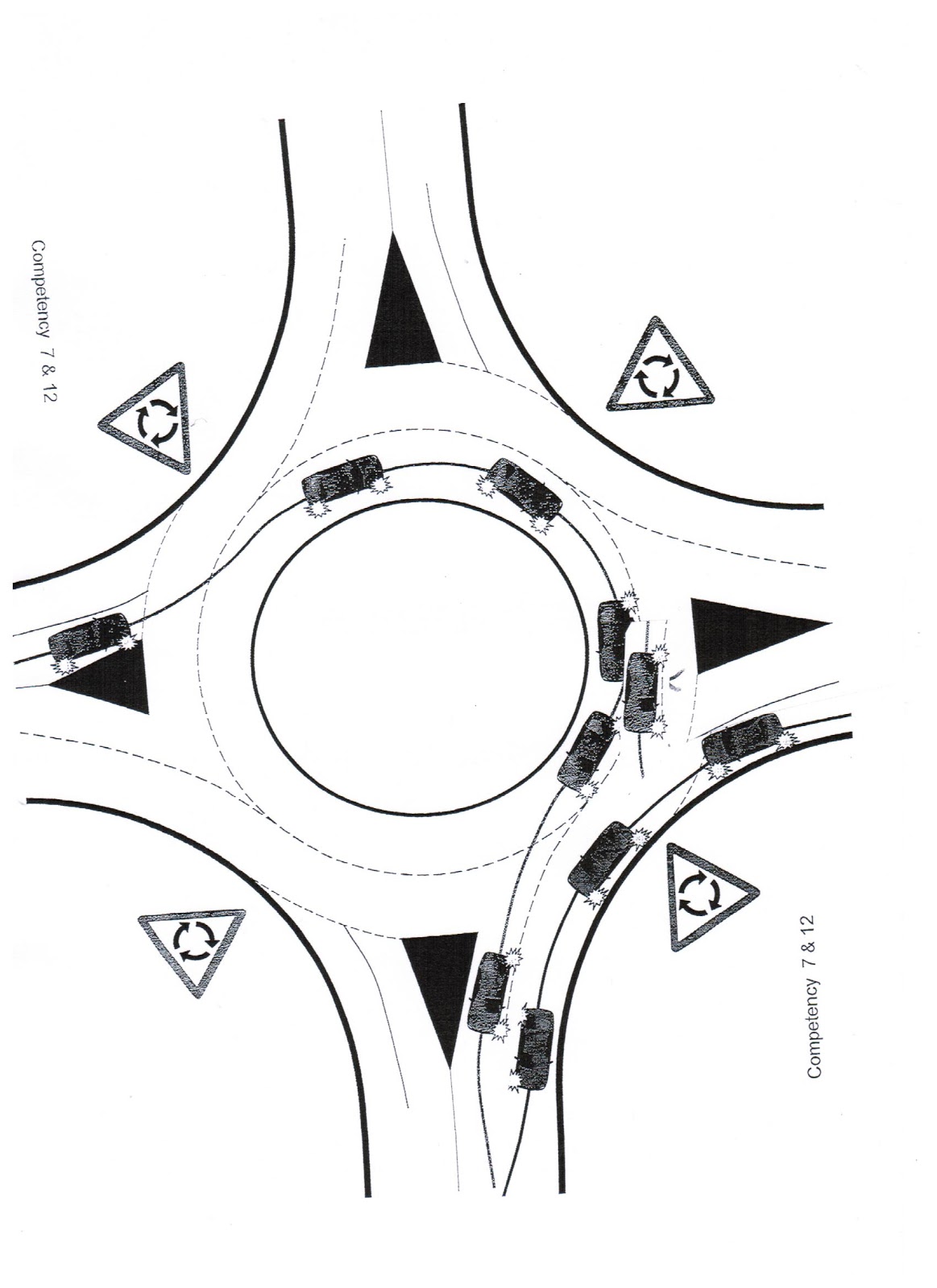 1163x1600 Example Why You Do Not Change Lanes On Roundabouts! Panache