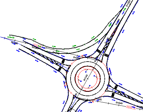 460x360 Exercise Adding A Turn Slip Lane To A Roundabout Civil