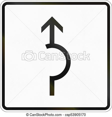 450x470 German Supplementary Road Sign