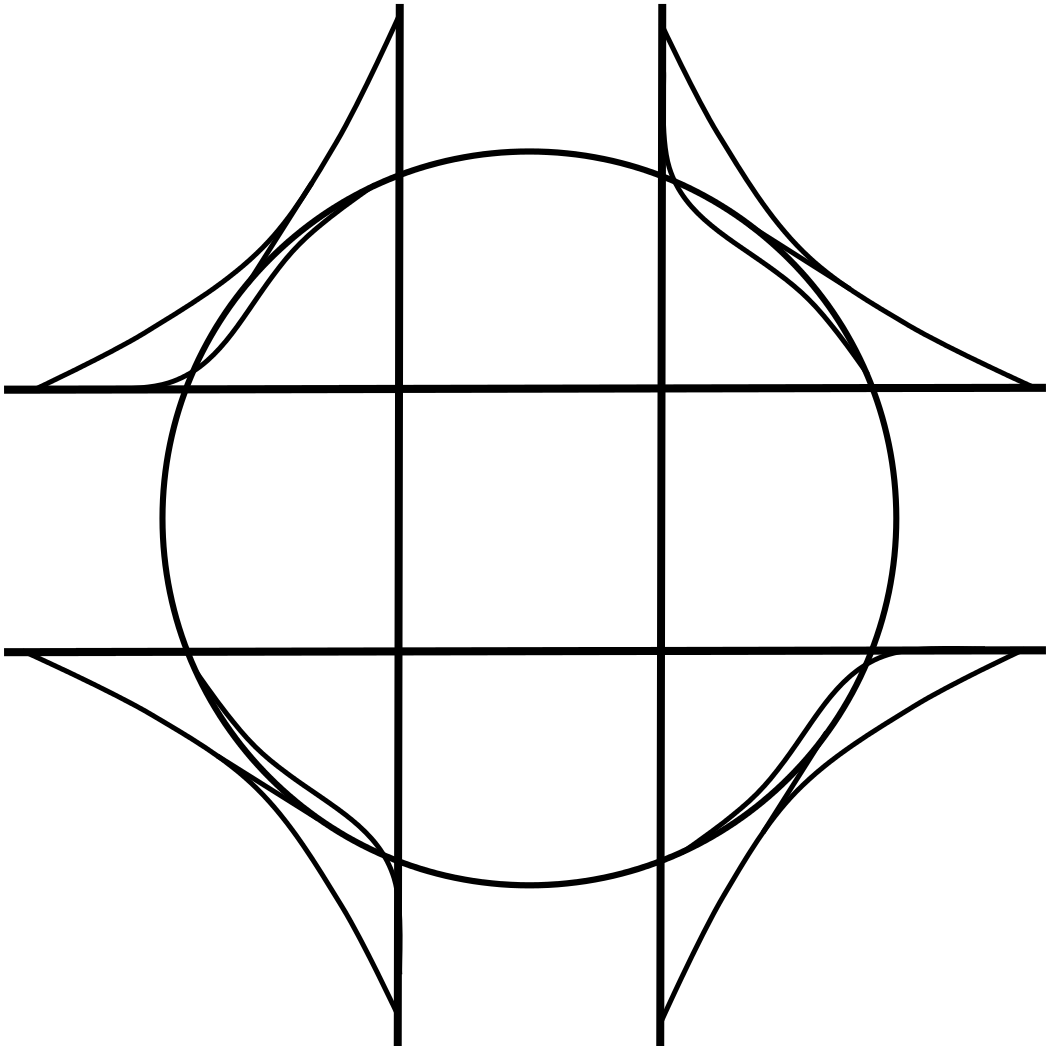 1050x1050 Turbine Inspired Roundabout Interchange Without Weaving