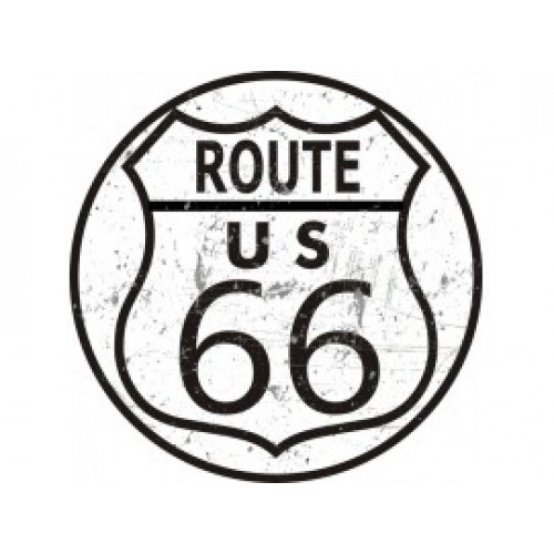 500x500 Route Us Heavy Gauge Steel Sign