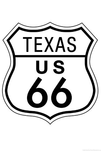 325x488 Texas Route Sign Art Poster Print Prints