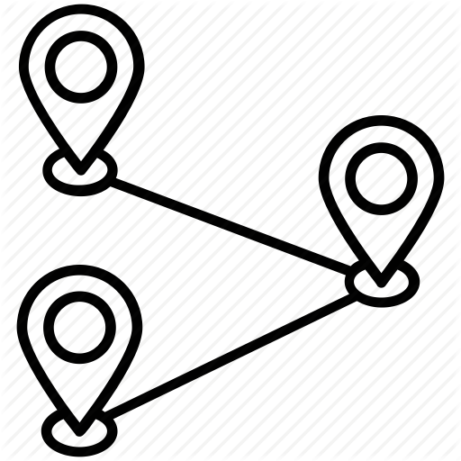 512x512 destinations, gps navigation, locations, map pointers, travel