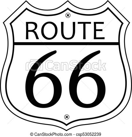 450x468 route sign route was the travel road from illinois