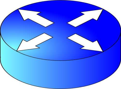 500x368 Router Diagram Icon Vector Drawing