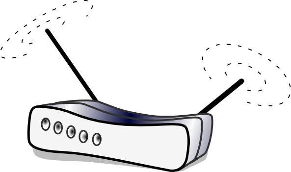 593x351 wireless lan router clip art free vector in open office drawing