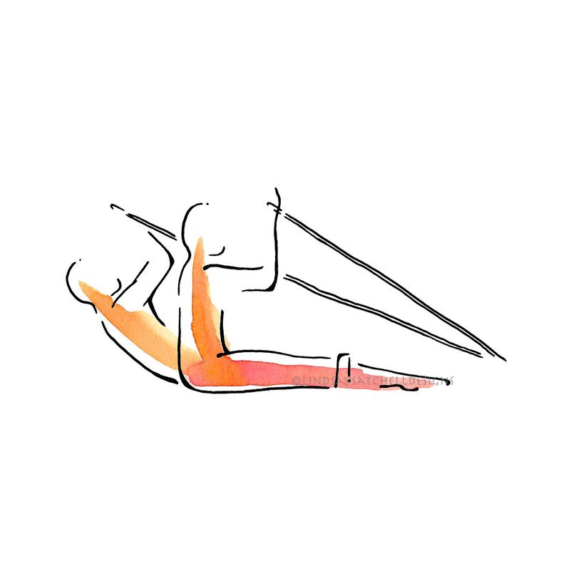 794x794 Rowing Pilates Art Print Pilates Gift Pilates Studio Etsy