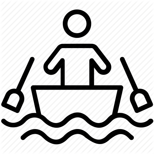 512x512 Boating, Canoe, Olympics Game, Rowing, Water Sports Icon