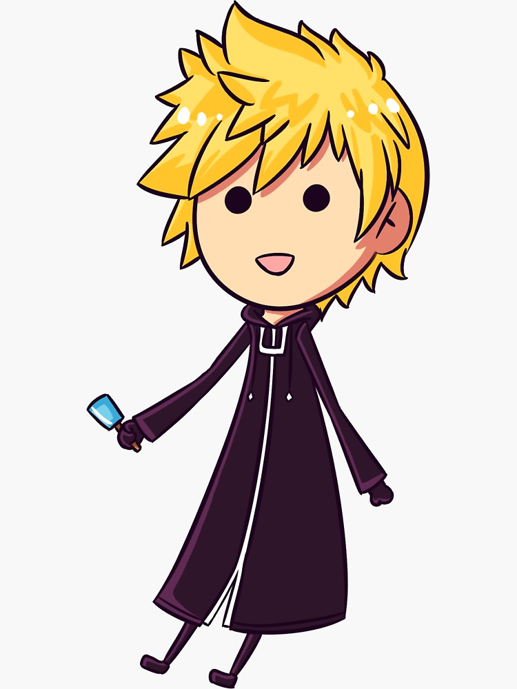 750x1000 Roxas Chibi Sticker
