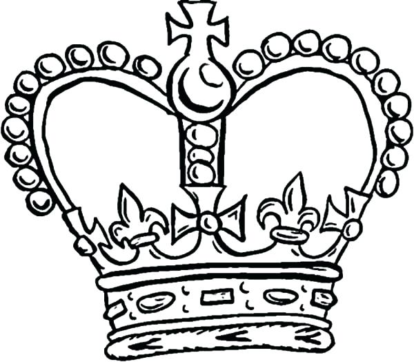 600x524 Queen Crown Coloring Kings Drawing Pictures King Crown Coloring