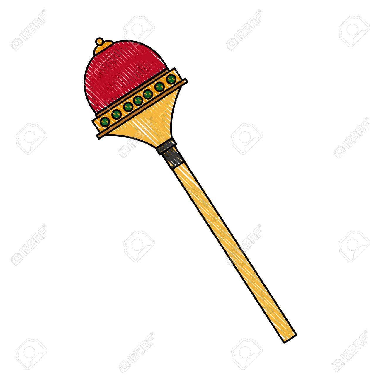 1300x1300 Royal Scepter Drawing Superhero Accessory Clipart Portal