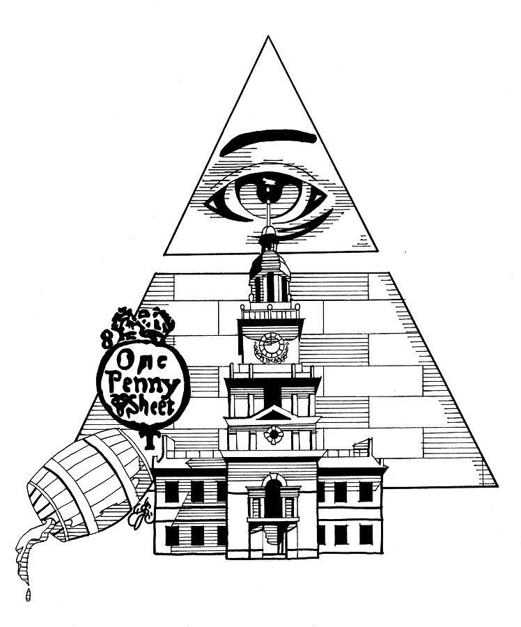 748x900 Visions Of Our Fore Fathers Drawing