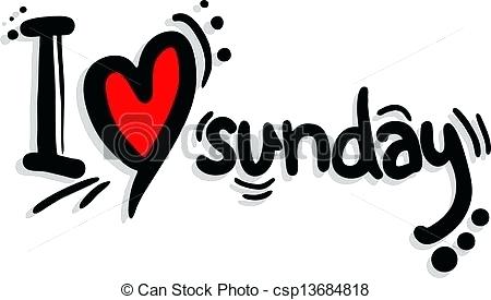 450x275 I Love Sundays Illustrations And Clip Art Royalty Free Drawings