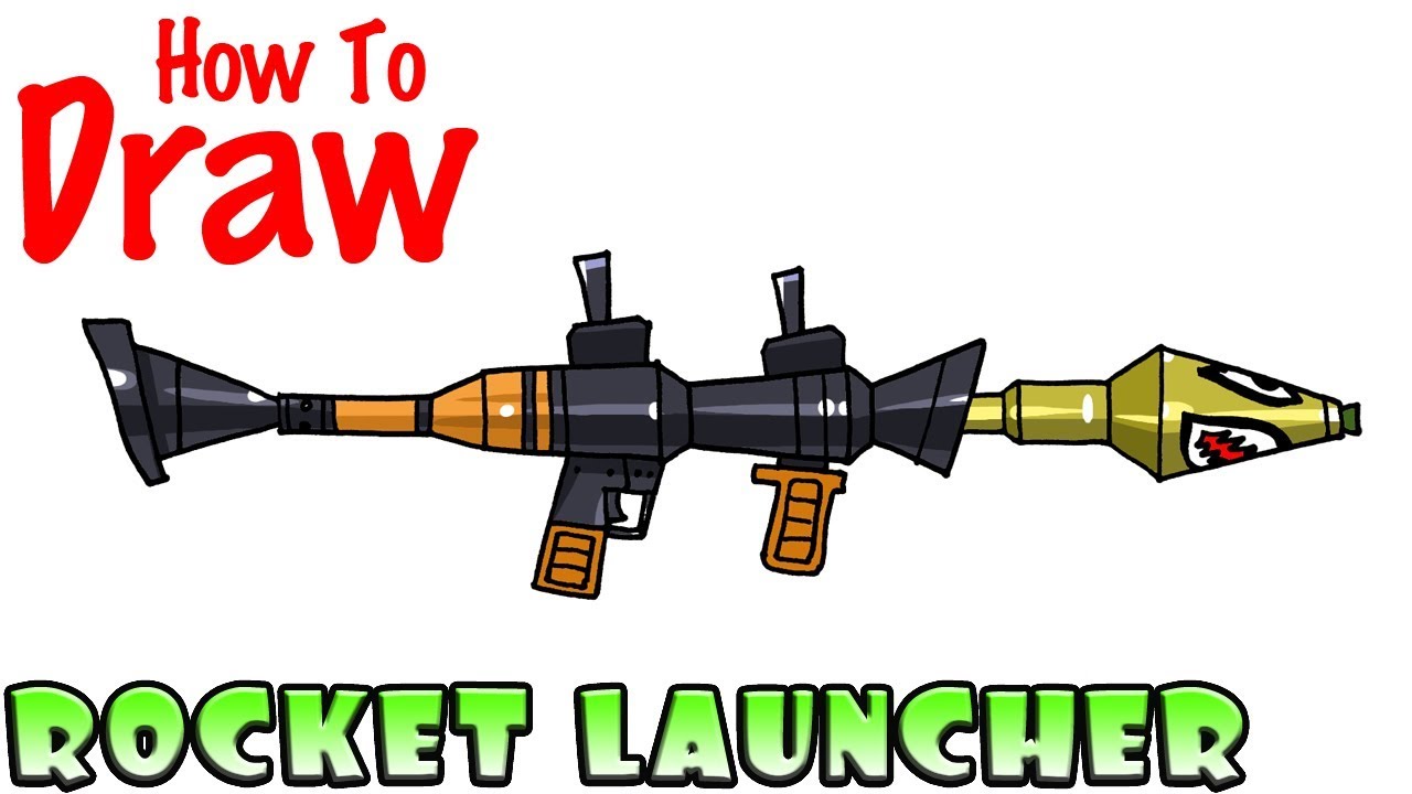 1280x720 How To Draw The Rocket Launcher Fortnite