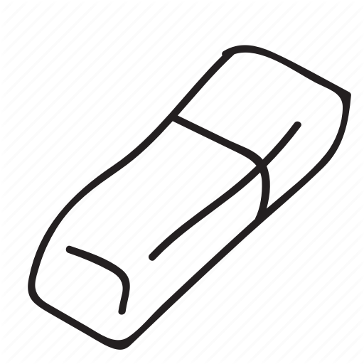 512x512 Doodle, Drawing, Eraser, Hand Drawn, Rubber Icon