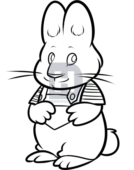 570x720 how to draw max, max and ruby, step