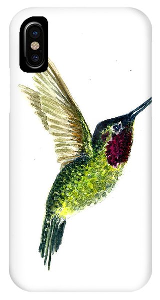 320x600 Hummingbird Drawing Iphone Cases Fine Art America