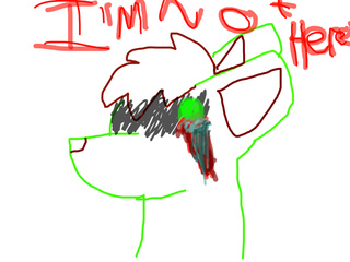 320x240 Catwolfthingy Drawings On Paigeeworld Pictures Of Catwolfthingy