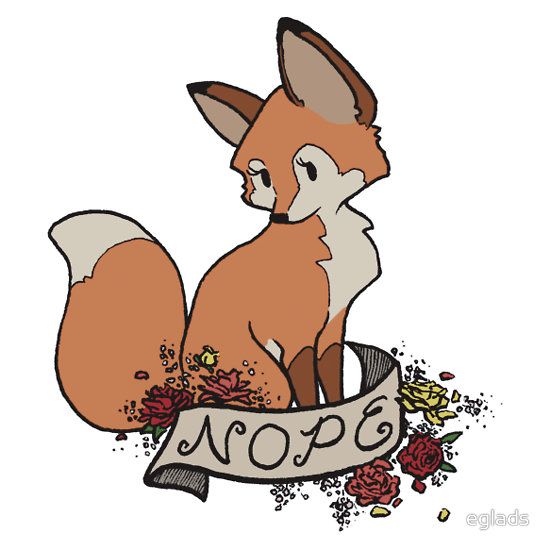 550x550 cute and rude and guaranteed to make you cooler stuff art, fox