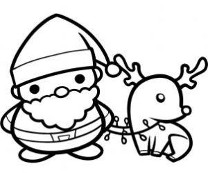 300x249 how to draw santa and rudolph, santa and rudolph toons mag