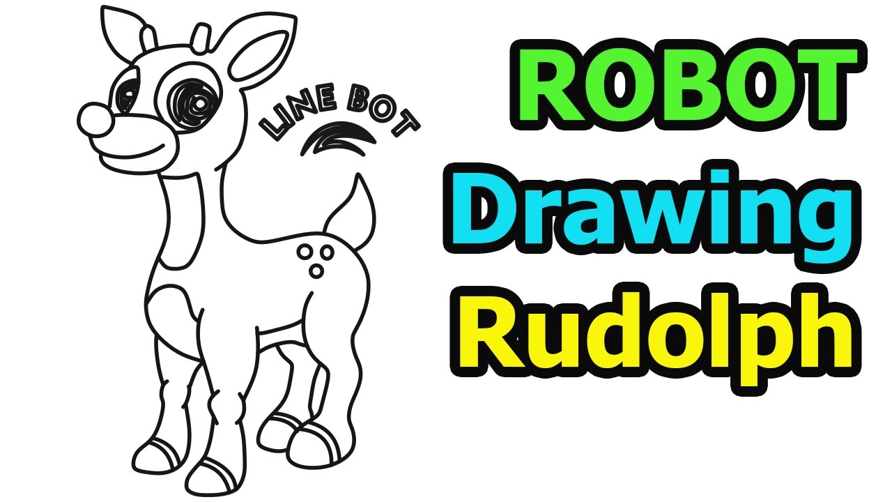 1280x720 How To Draw Rudolph Quick Easy