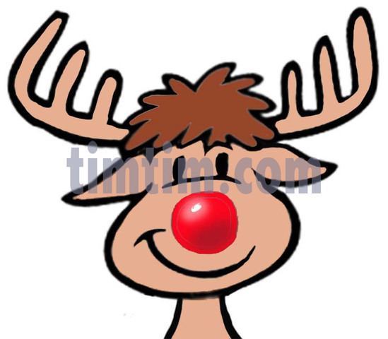 549x480 Free Drawing Of Rudolph From The Category Christmas