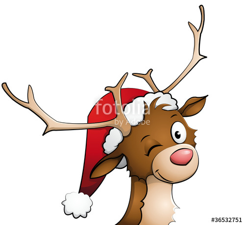 500x460 Rudolph The Red Nosed Reindeer Clip Art Free Stock Vector Vector