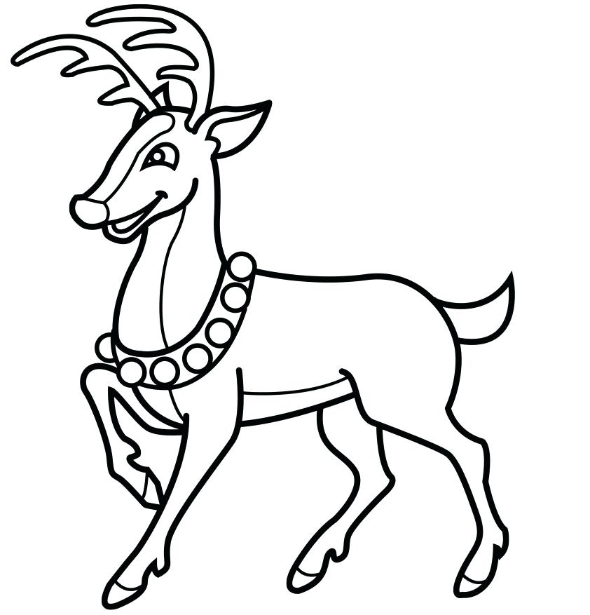 842x877 Coloring Pages Christmas Rudolph How To Draw The Red Nosed
