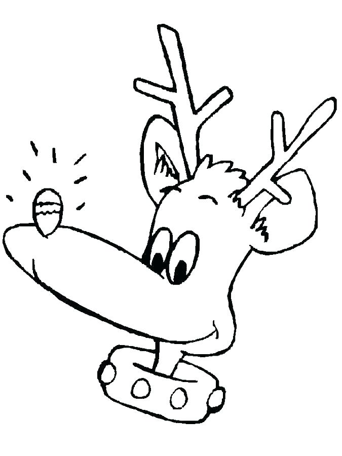 675x900 coloring pages of rudolph the red nosed reindeer drawing the red