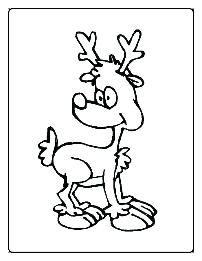 Rudolph The Red Nosed Reindeer Drawing | Free download on ClipArtMag