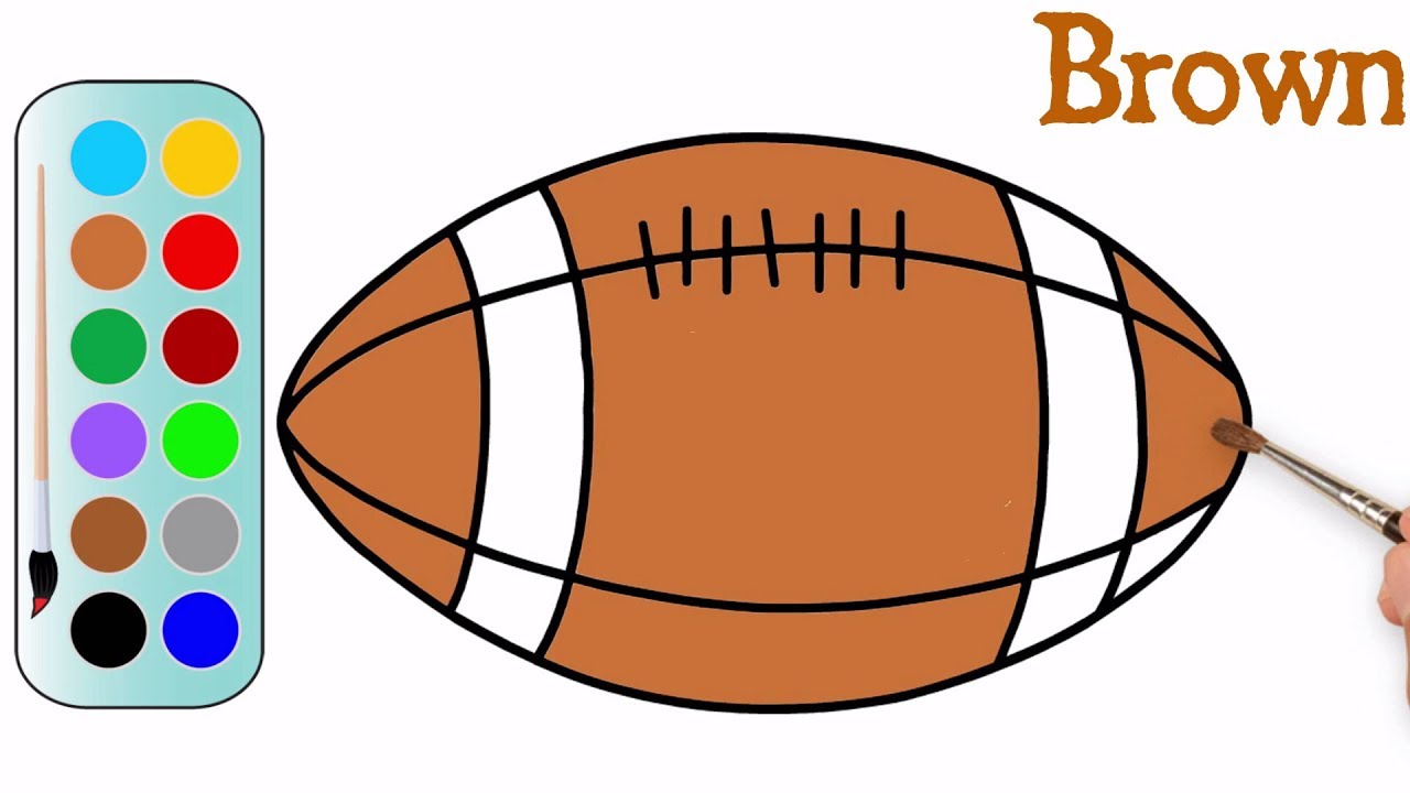 1280x720 How To Draw A Rugby Ball Step