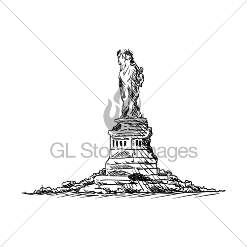 500x500 Statue Of Liberty Gl Stock Images