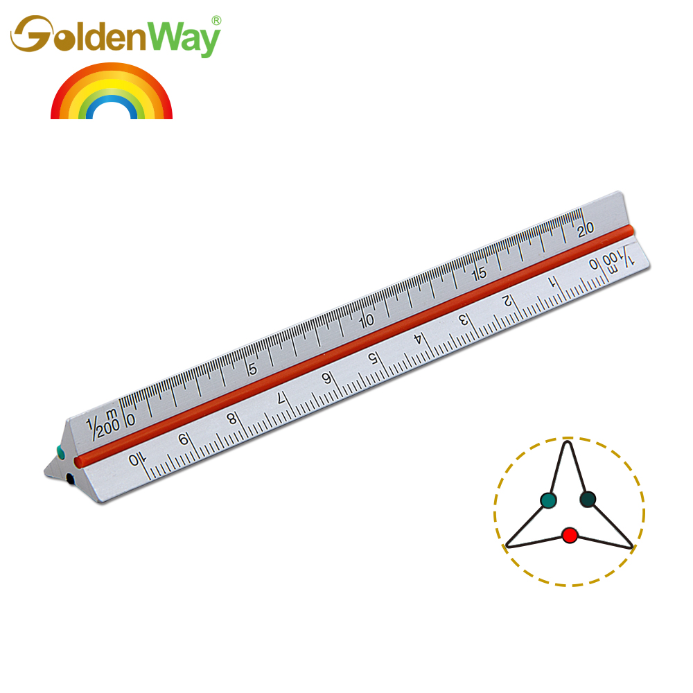 1000x1000 metal aluminium ratio scale ruler