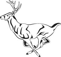 200x189 Paper Transfer Deer Running