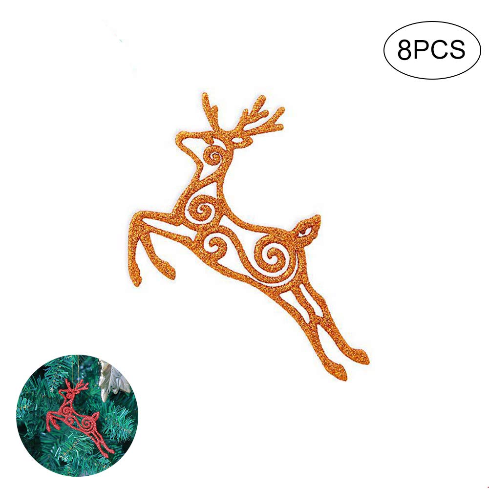 1001x1001 Sungpunet Piece Christmas Running Deer Christmas Tree Decoration