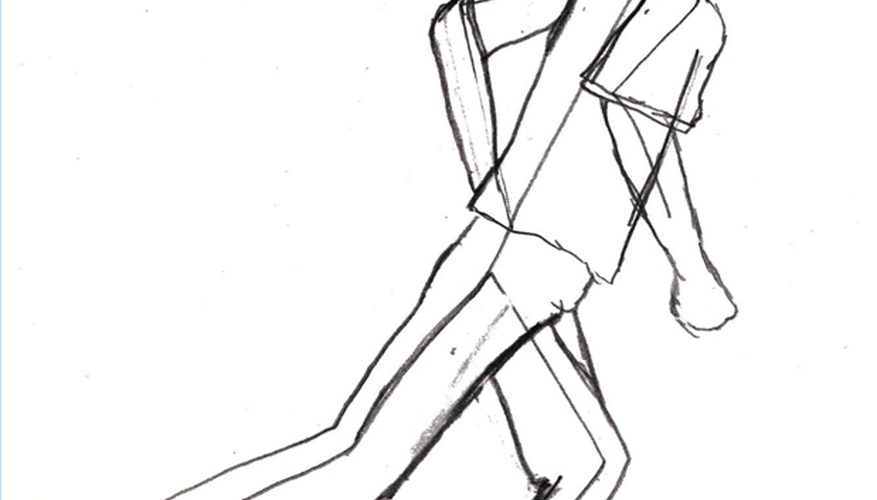 877x500 Huge Collection Of 'running Figure Drawing' Download More Than