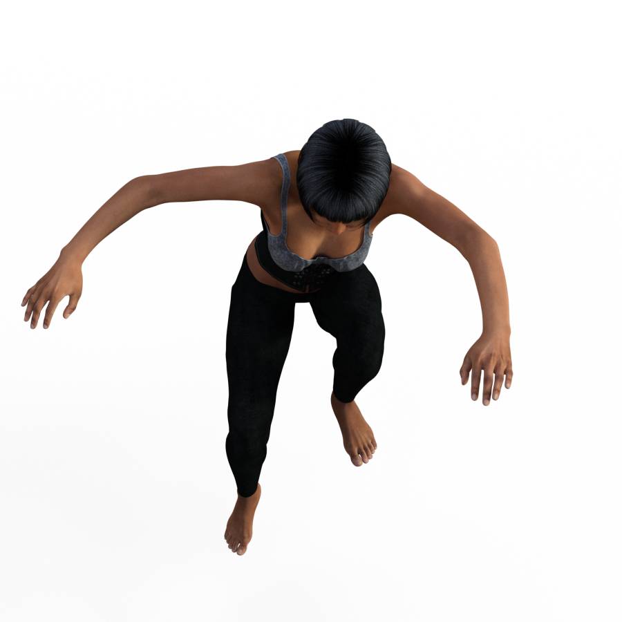 900x900 Figure Drawing Pose Offemale, Action, Jumping, Running And Hands