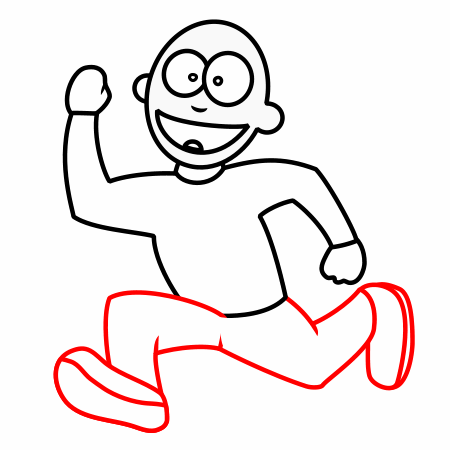 450x450 Huge Collection Of 'running Drawing' Download More Than Images