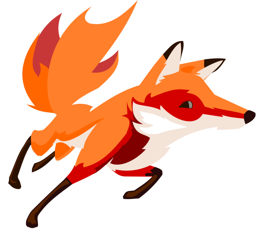 851x750 Drawing Fox Running Art Cc0