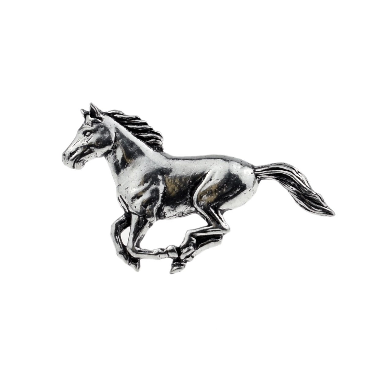 1200x1200 Running Horse English Pewter Lapel Pin Badge Jewellery