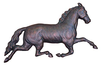 425x295 hickory manor house running horse plaqueantique