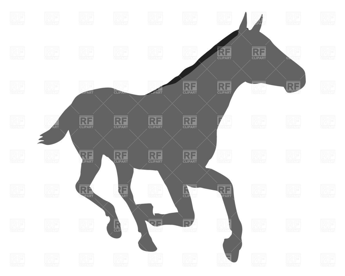 1200x960 Running Horse Silhouette Free Vector Image Vector Artwork