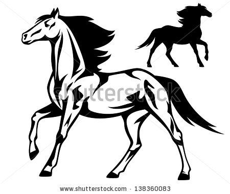 450x380 running horse black and white horses dogs cats horses, horse