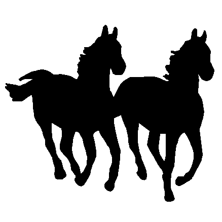 438x438 Running Horse Cliparts