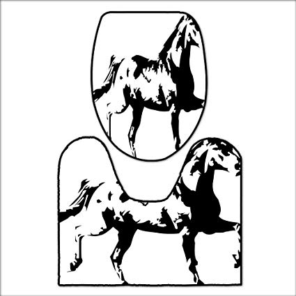 425x425 qianhehome toilet cushion suit animal theme a running