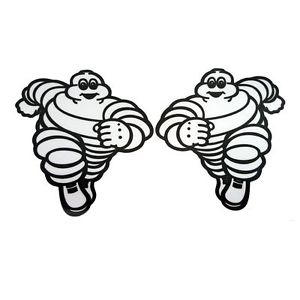 300x300 Michelin Running Man Sponsor Stickers Motorcycle Decals Graphics X