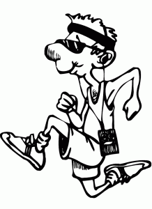 218x300 Running Man Clip Art Go