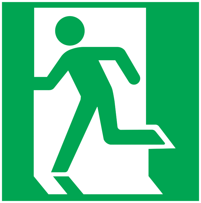 677x684 Running Man Left Symbol